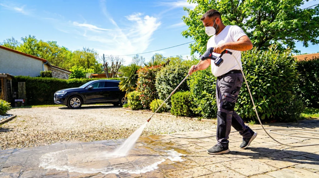 Démoussage sol mickael Démoussage Toiture